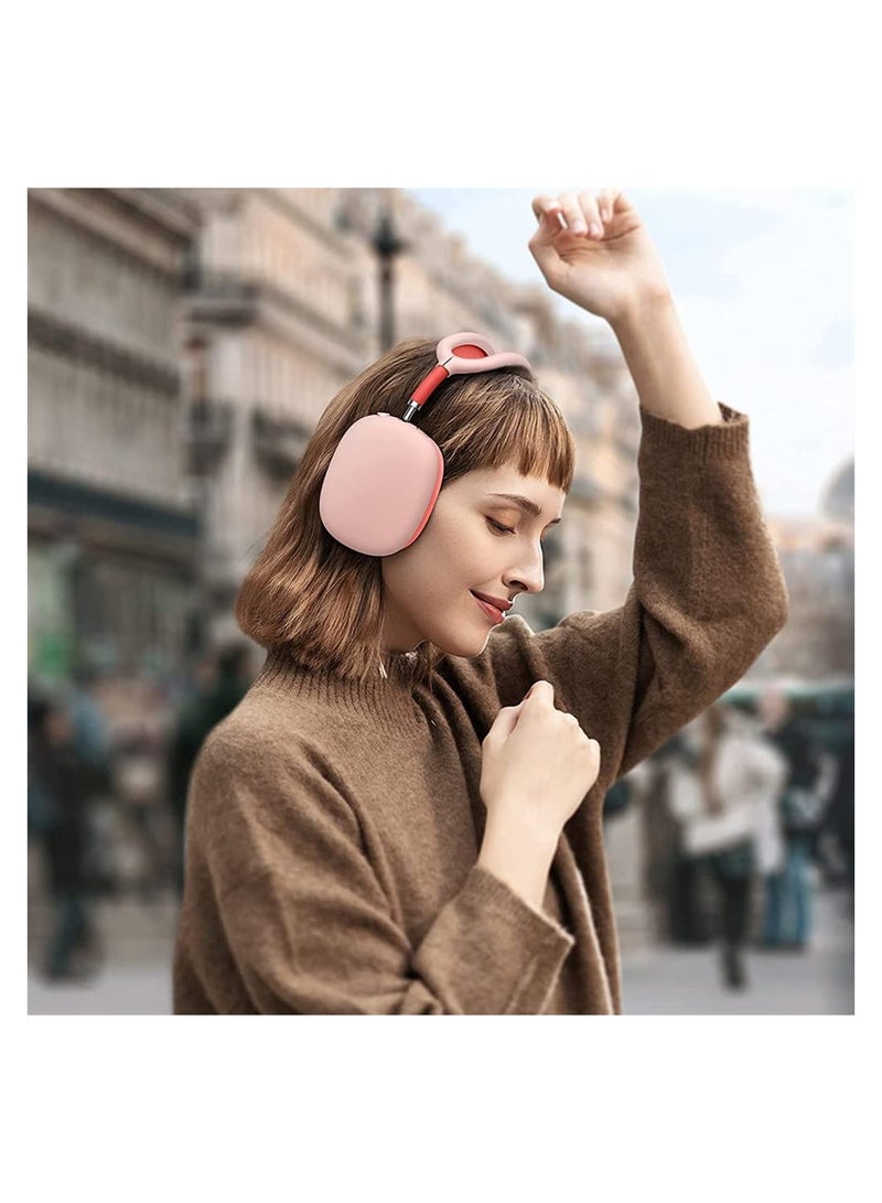 Silicone Case Cover for AirPods Max Headphones Anti Scratch Ear Cups Cover Skin Headset Protective Accessories