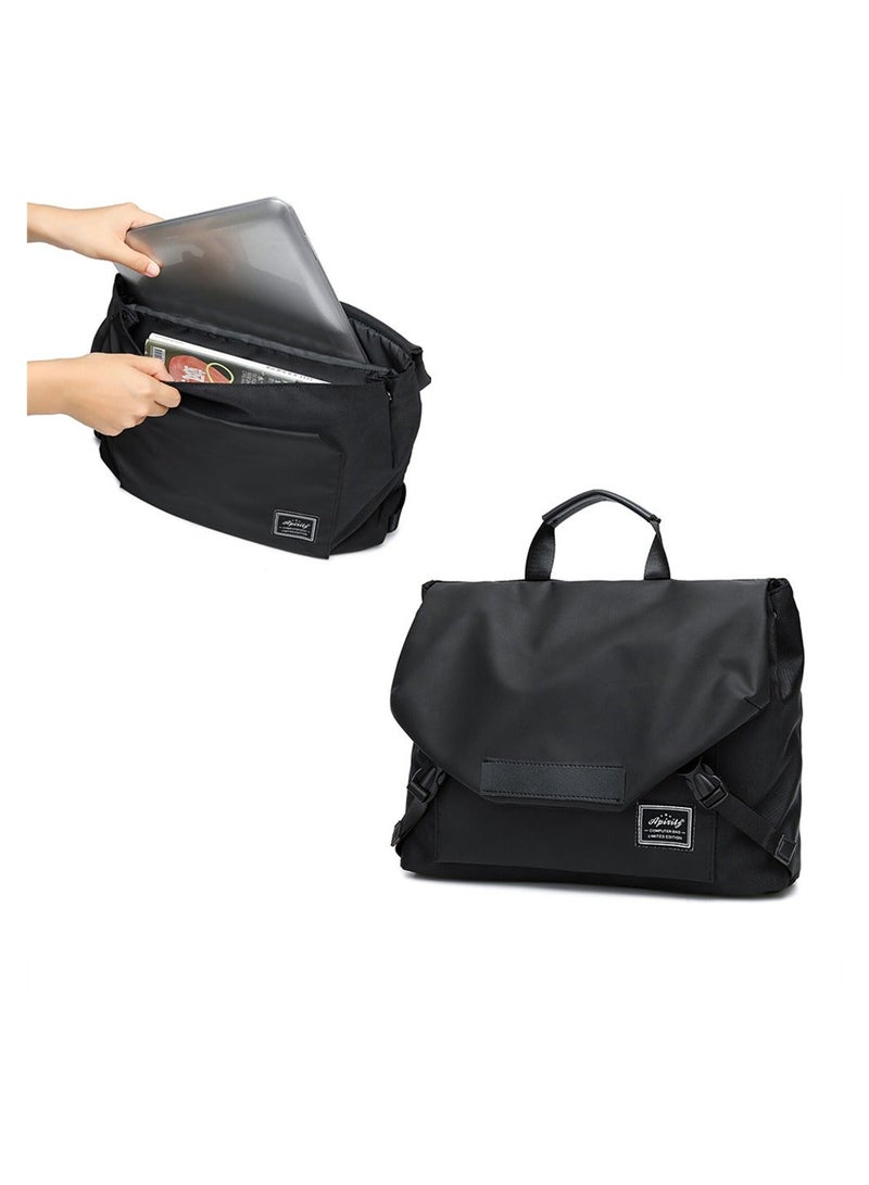 Laptop Bag, 15.6 inch Waterproof Messenger Bag, Briefcase Shoulder Bag, Bussiness Carrying Handbag, Laptop Briefcases Satchel Bags for Men Women, Computer Carry Bag