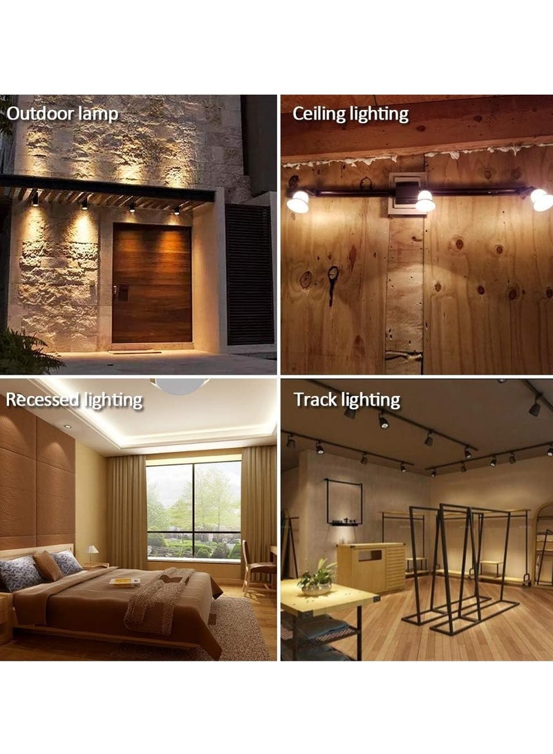 6 Pack GU10 LED Bulbs - Halogen Equivalent, 550lm, 4000K Natural White- 40° Beam Angle Spotlight, UL Listed, Non-Dimmable