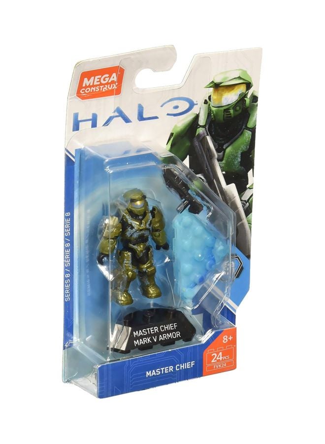 FVK24 24-Piece Halo Heroes CE Master Chief Building Set FVK24 8+ Years