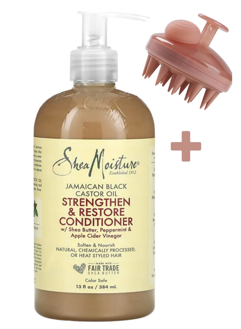 Jamaican Black Castor Oil Strengthen & Restore Conditioner, 13 oz - Nourishes, Moisturizes, and Repairs, Sulfate-Free