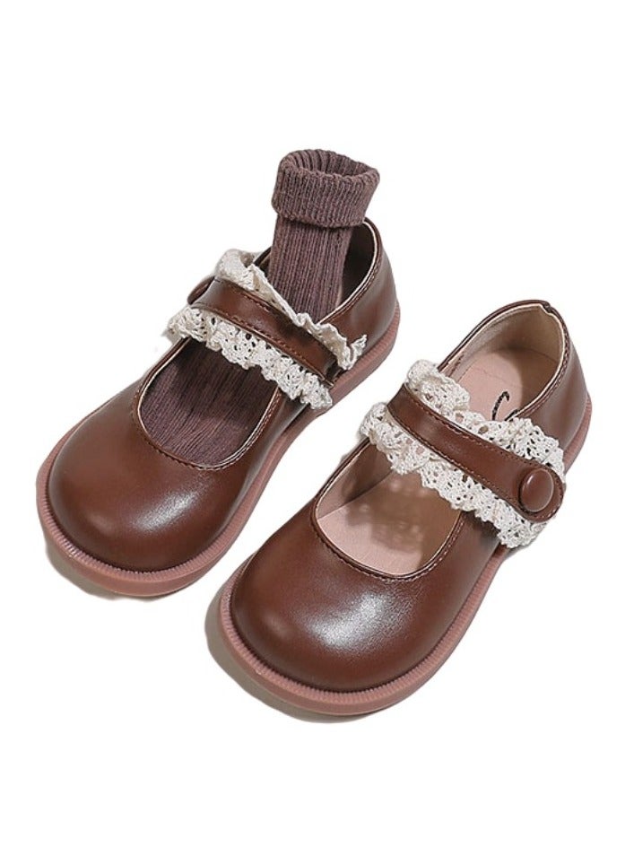 New Children's Casual Leather Shoes