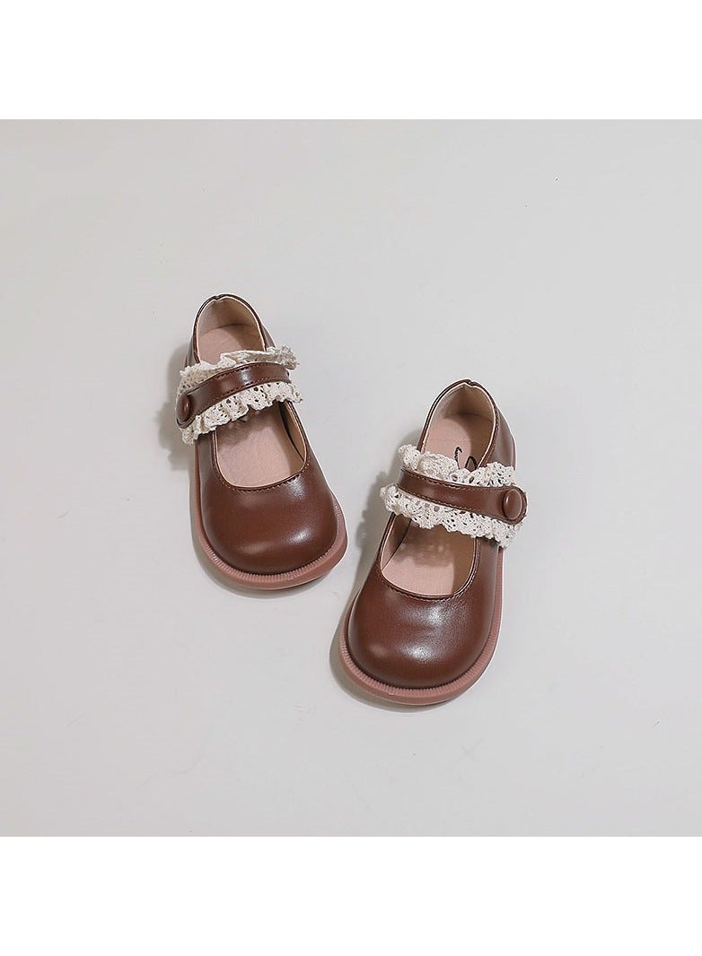 New Children's Casual Leather Shoes