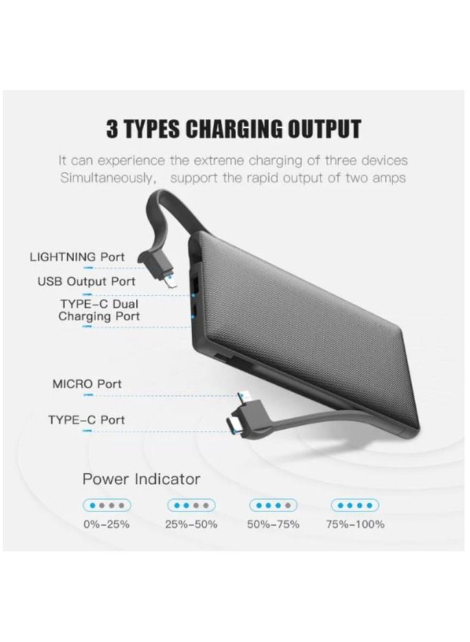 8 In 1 Multiple Power Bank Docking Station White