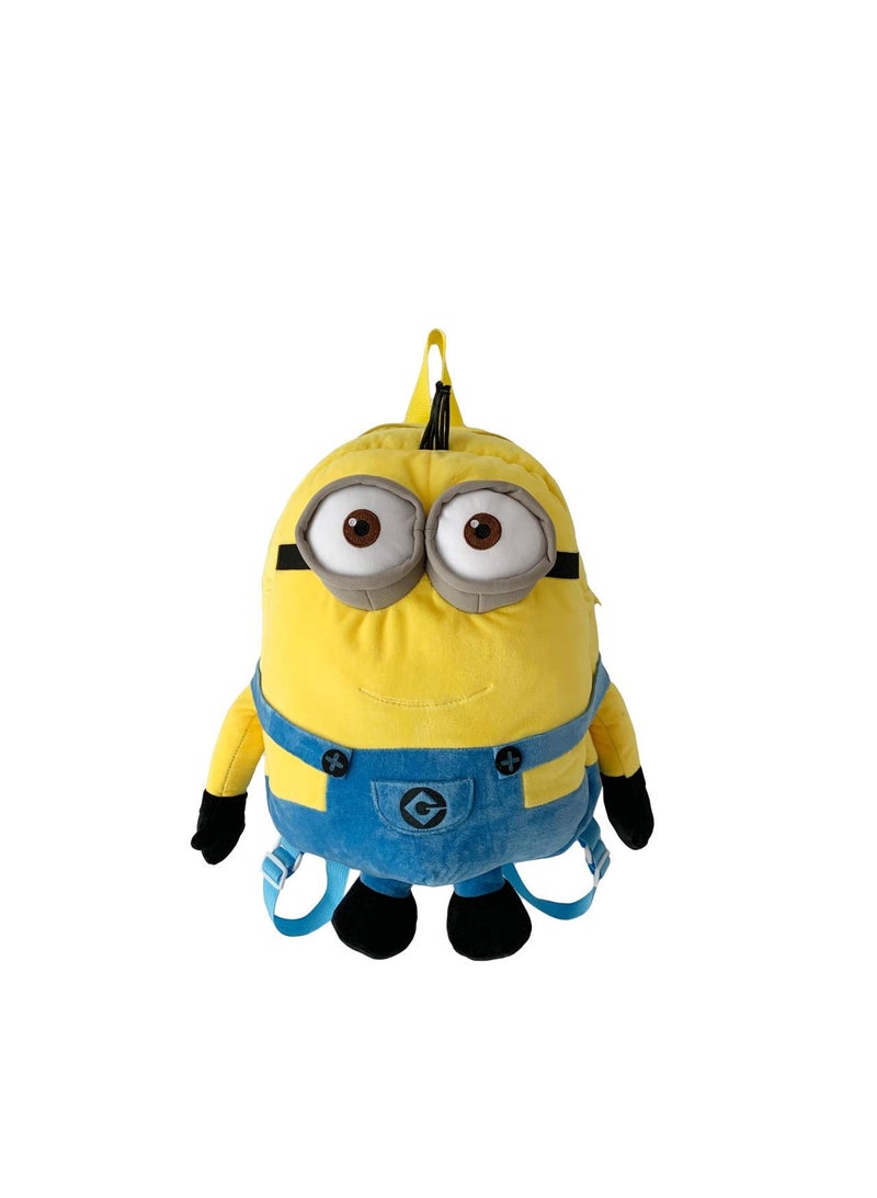 Minions Children's Plush Backpack Kindergarten Backpack Plush Shoulder Bag Gift For Kids