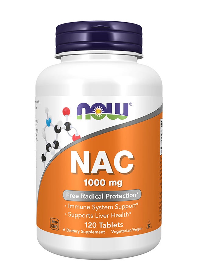 Nacetyl Cysteine 1000 Mg 120 Tabs