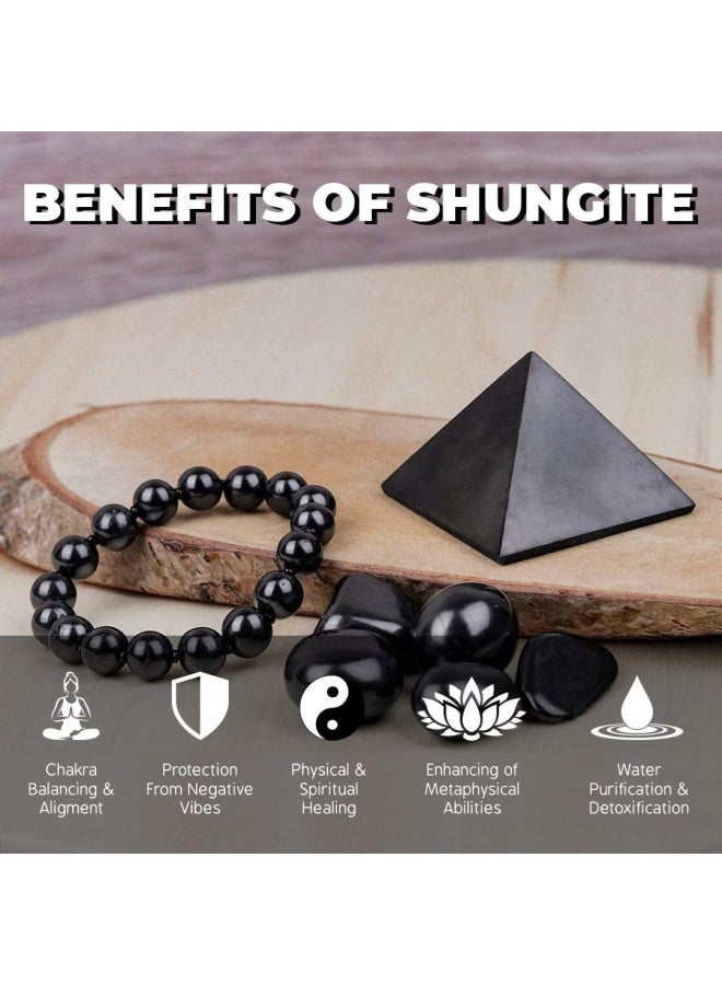 Large Elite Shungite Single Stone 14 29 G Natural Crystal For Water Purification And Mineralization Home Decor Chakra Healing Crystal Elite Noble Shungite Rock 14 29G Shungite