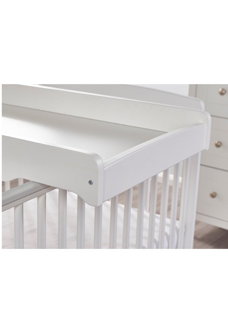 Sydney Cot top Changer Space Saving Cot Top Changer - white