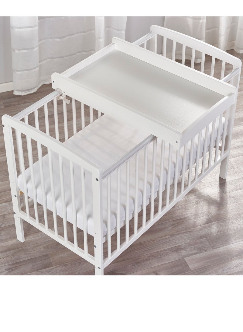 Sydney Cot top Changer Space Saving Cot Top Changer - white