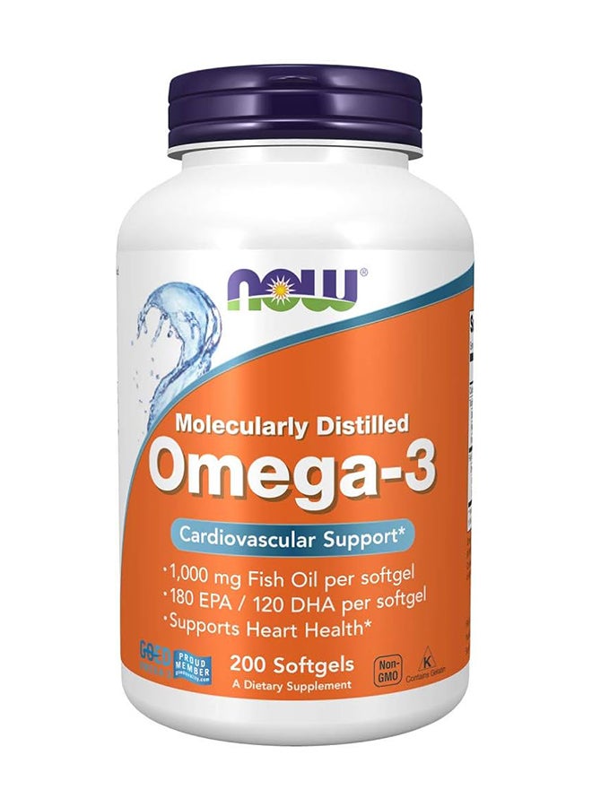 Omega-3 1000Mg 200 S/Gels