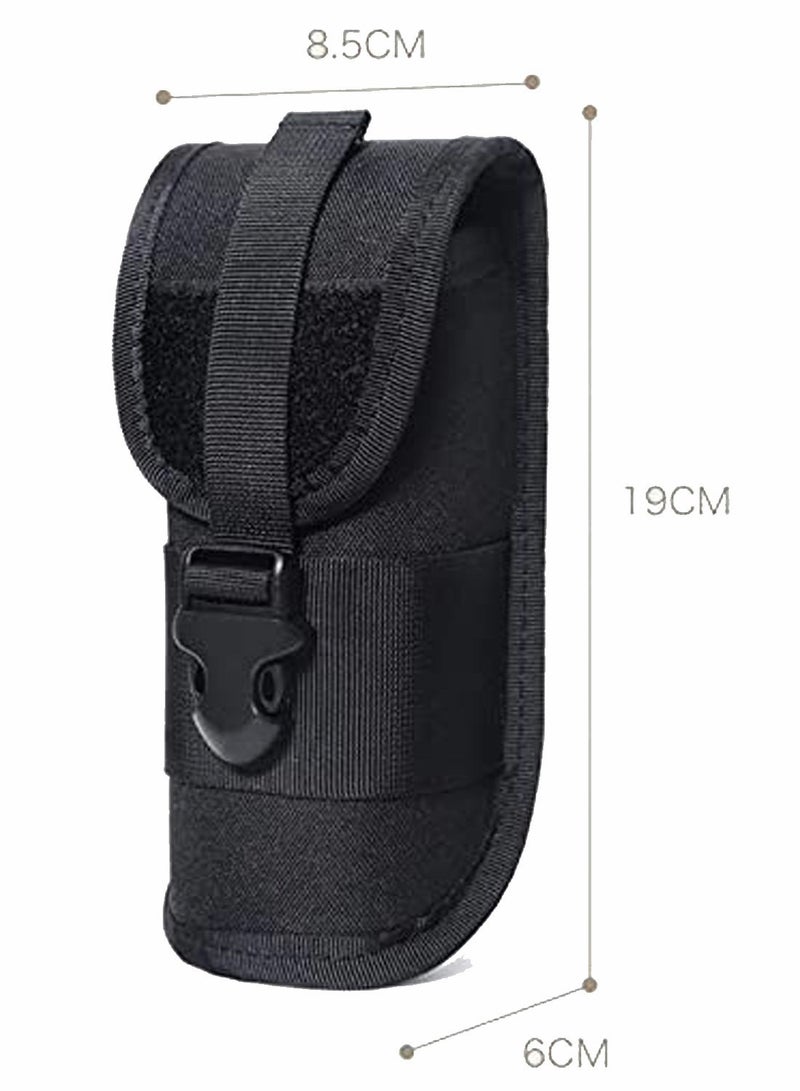 Glasses Pouch Outdoor Durable Tactical Sunglasses Case Portable Style Shockproof Flashlight with Buckle