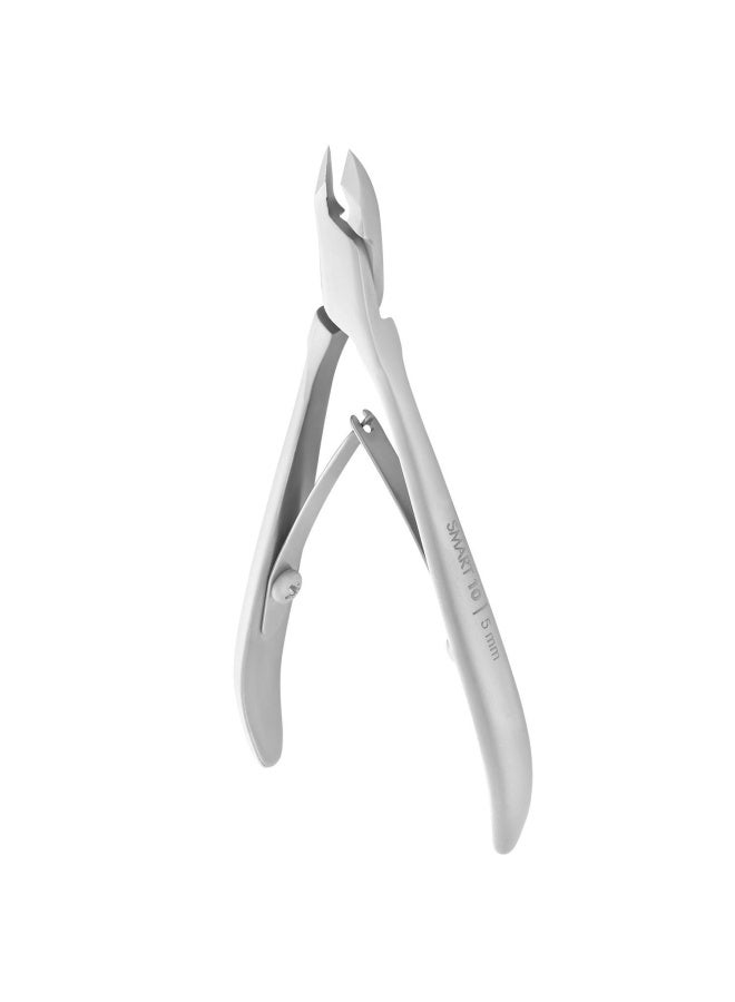 Smart 10 NS-10-5 Cuticle Nippers 1 2 Jaw 0.2 Inch 5mm For Professionals and Experts Handmade in Europe with Blade Protector