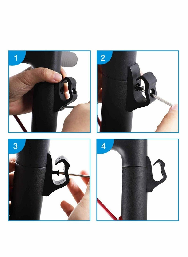 Scooter Front Hook Carrying Hook Mounting Kit Multifunctional Hook Accessories compatible for Xiaomi 1S M365 Pro Electric Scooter