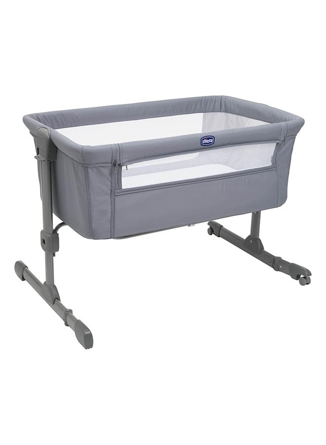 Next2Me Essential Co-Sleeping Crib, 0 - 6M, Stone