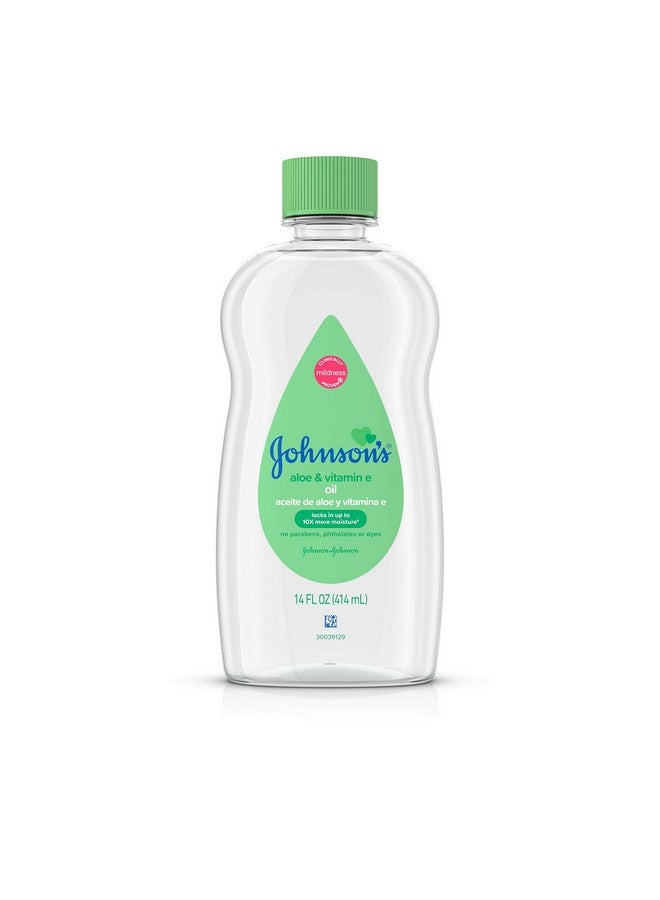 Johnson & Johnson Baby Oil Aloe Vera & Vitamin E Multicolor 14 Fl Oz