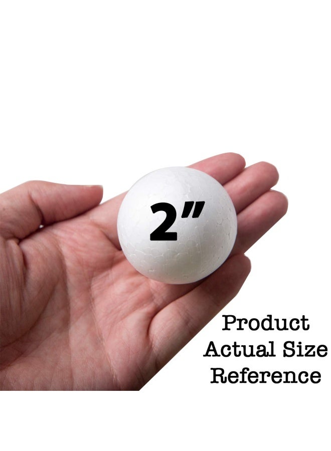 Bargain Paradise 240 Pack Styrofoam Balls -Craft Foam Balls -Foam Craft Balls -Foam Balls For Arts And Crafts Diy Craft For Home School Craft Project -240 Bulk Styrofoam Balls 4 Sizes .8 1.2 1.6 2 Inc