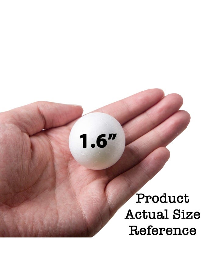 Bargain Paradise 240 Pack Styrofoam Balls -Craft Foam Balls -Foam Craft Balls -Foam Balls For Arts And Crafts Diy Craft For Home School Craft Project -240 Bulk Styrofoam Balls 4 Sizes .8 1.2 1.6 2 Inc