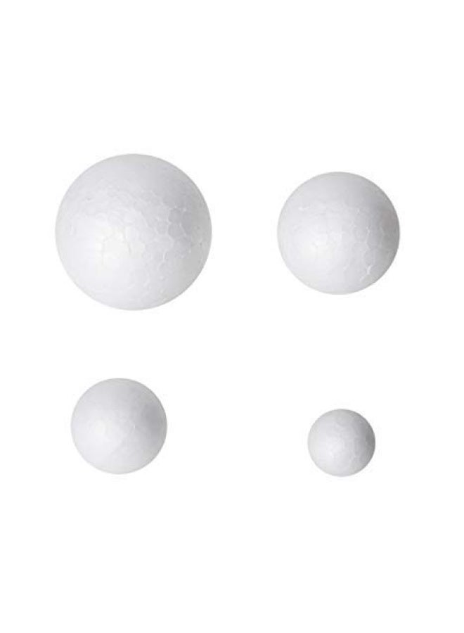 Bargain Paradise 240 Pack Styrofoam Balls -Craft Foam Balls -Foam Craft Balls -Foam Balls For Arts And Crafts Diy Craft For Home School Craft Project -240 Bulk Styrofoam Balls 4 Sizes .8 1.2 1.6 2 Inc