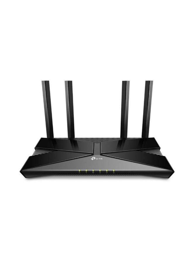 Wireless Router | WiFi 6 | Dual Band with 1201Mbps - Black