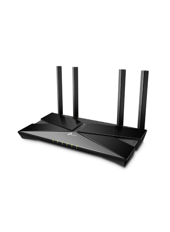 Wireless Router | WiFi 6 | Dual Band with 1201Mbps - Black