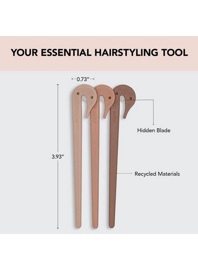 3Pcs Elastic Hair Tie Cutter Tool Elastic Rubber Band Cutter For Hair Ties Removal Hair Elastic Cutter For Kids Hair Hair Elastic Band Cutter & Ponytail Cutter Tool For Toddler