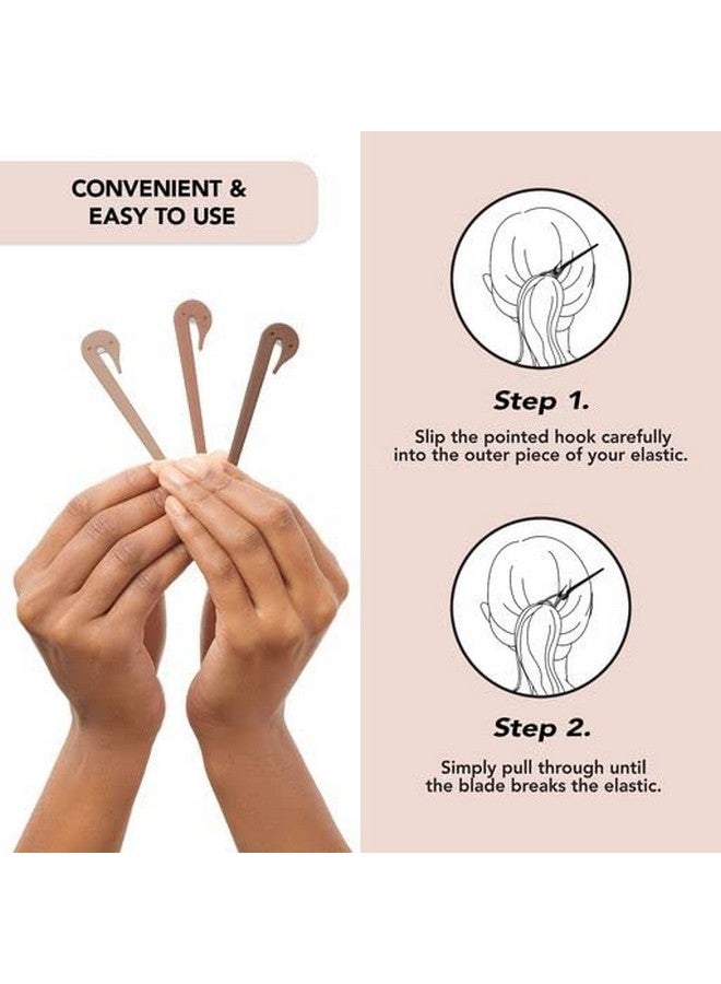 3Pcs Elastic Hair Tie Cutter Tool Elastic Rubber Band Cutter For Hair Ties Removal Hair Elastic Cutter For Kids Hair Hair Elastic Band Cutter & Ponytail Cutter Tool For Toddler