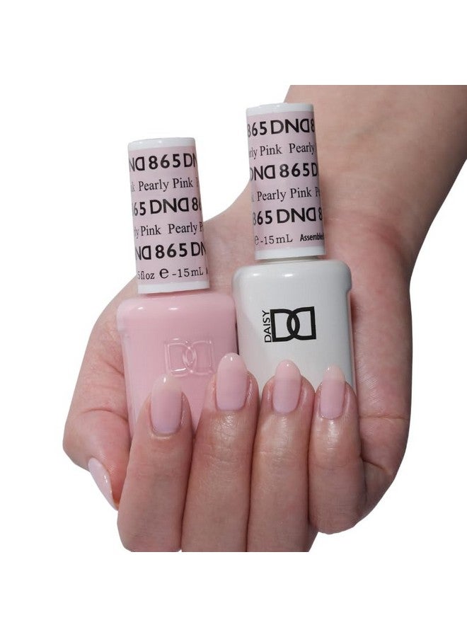 Dnd Gel Polish Set 1 Each Of Gel Polish And Nail Polish 865 Pearly Pink 0.5 Fl Oz