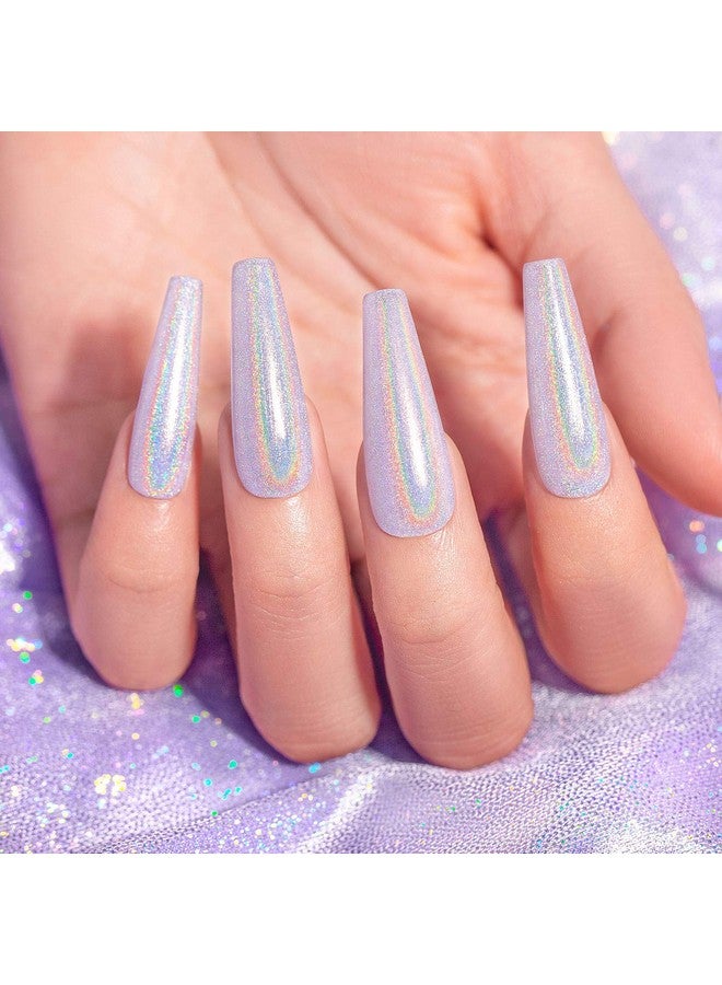 Holographic Nail Polish Set 3Pcs Rose Gold Silver Red Gel Polish Kit Soak Off Nail Gel With Glitter Mermaid Unicorn Effect Curing Required For Nail Art Design Manicure Salon Diy At Home