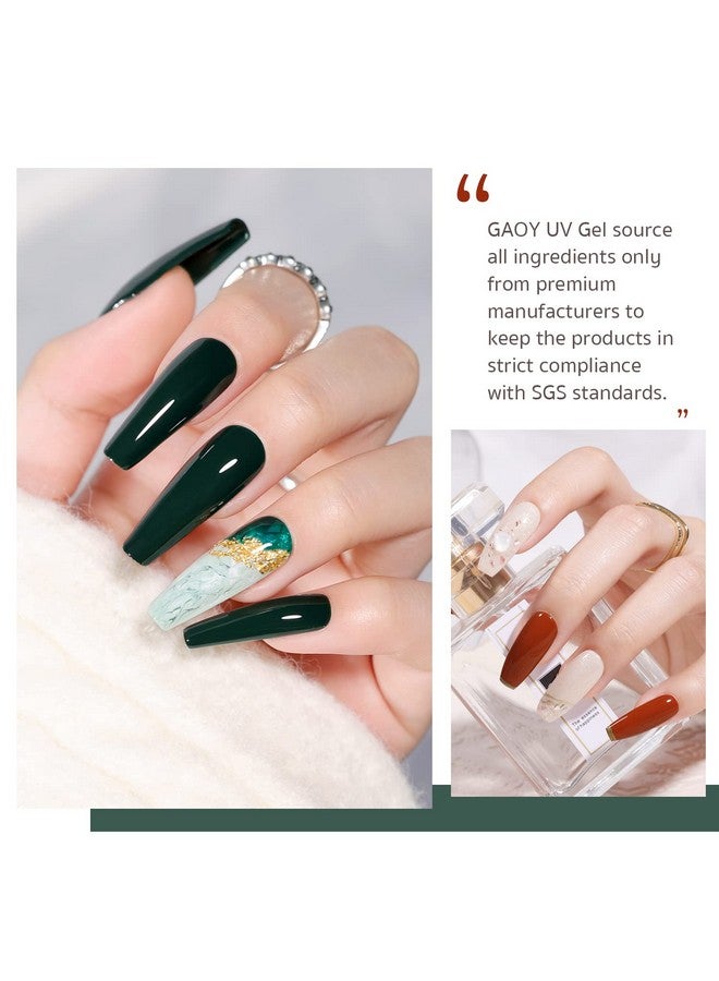 23 Pcs Gel Nail Polish Kit Fall Colors Uv Gel Nail Polish Set With Glossy & Matte Top Coat And Base Coat For Nail Art Home Diy Gel Nail Kit