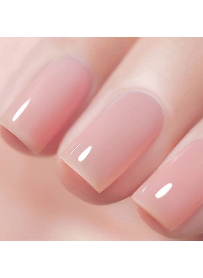 Jelly Milky Nude Pink Gel Nail Polish Soak Off Led Uv Gel Polish Varnish Nail Art Home Diy Manicure Nail Salon Varnish 15Ml 09