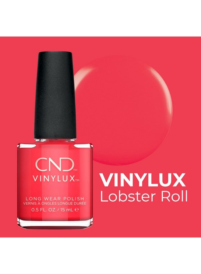 Vinylux Longwear Red Nail Polish Gellike Shine & Chip Resistant Color Lobster Roll 0.5 Fl. Oz