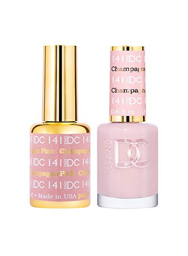 Dnd Gel Polish Set 1 Each Of Beige Nude Gel Polish And Beige Nude Nail Polish 141 Pink Champagne 0.5 Fl Oz