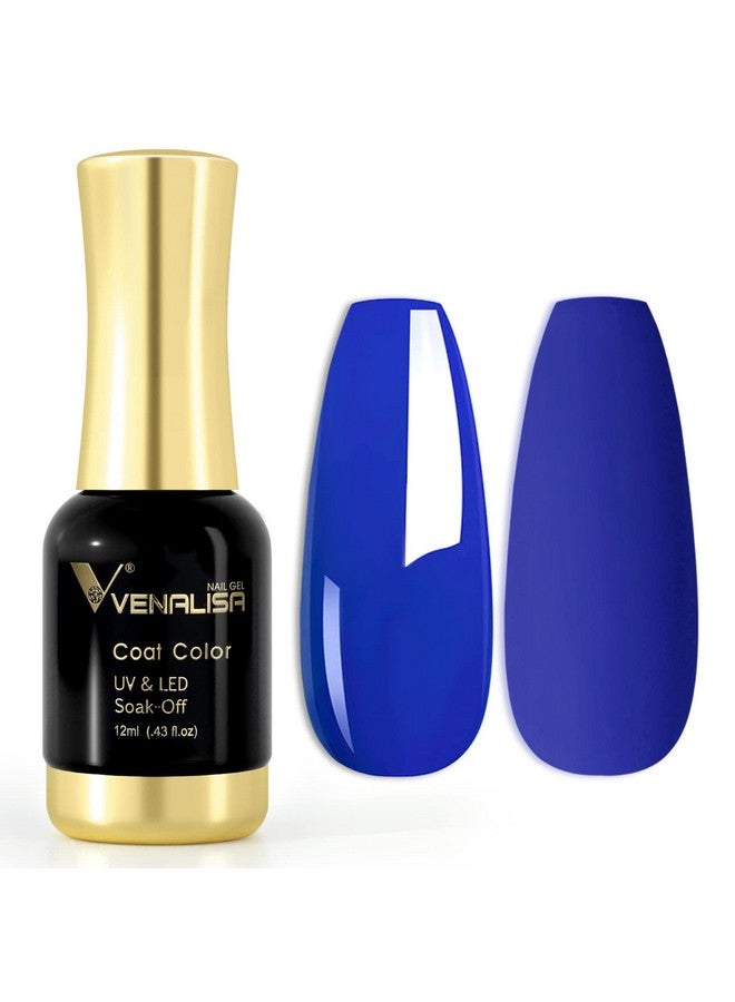 Venalisa Gel Nail Polish 12Ml Elegant Blue Color Soak Off Uv Led Nail Gel Polish Nail Art Starter Manicure Salon Diy At Home 0.43 Oz