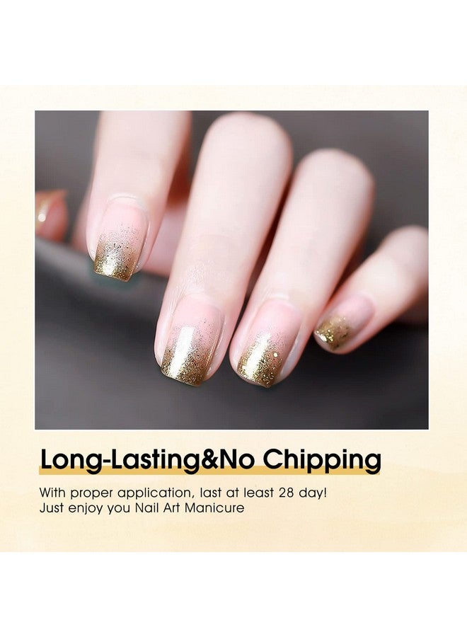 Venalisa Gel Nail Polish 12Ml Gold Glitter Color Soak Off Uv Led Nail Gel Polish Nail Art Starter Manicure Salon Diy At Home 0.43 Oz