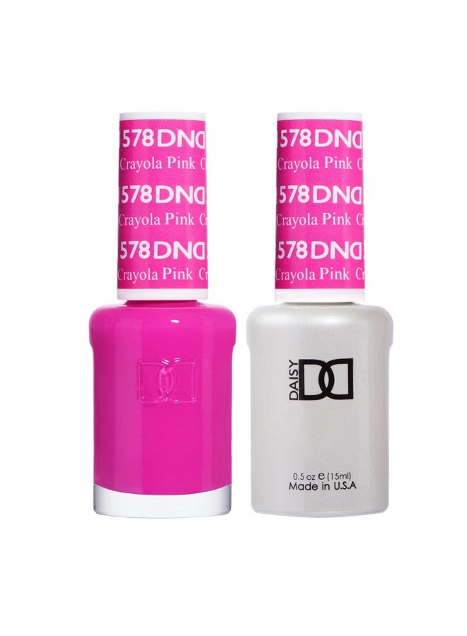 Dnd Gel Polish Set 1 Each Of Pink Gel Polish And Pink Nail Polish 578 Crayola Pink 0.5 Fl Oz