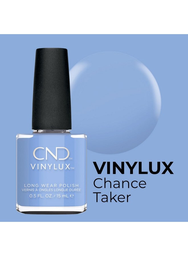 Vinylux Longwear Blue Nail Polish, Gellike Shine & Chip Resistant Color, Chance Taker, 0.5 Fl. Oz