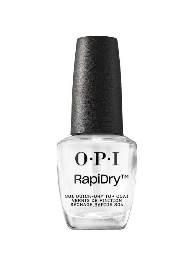 Rapidry Nail Polish Drying Top Coat High Shine & Glossy Finish Quick Drying Designed To Shine Seal & Protect 0.5 Fl Oz