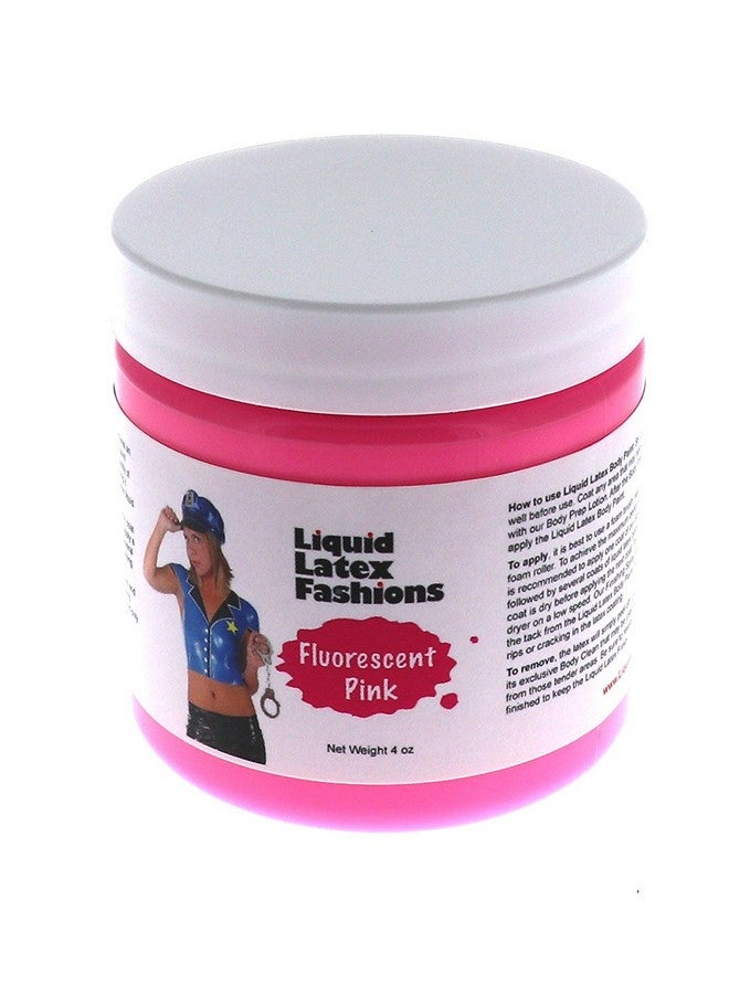 Fluorescent Pink 4 Oz Liquid Latex Body Paint Ammonia Free No Odor Easy On And Off Cosplay Makeup Creates Professional Monster Zombie Arts