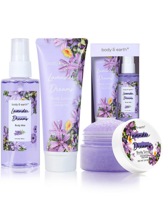 Body Mist Gift Set Spa Gifts For Women Perfume Body Lotion And Body Scrub In A Lavender Dreams Box Perfect Birthday Gifts For Moms And Special Occasionsunique Gift Ideas For Her