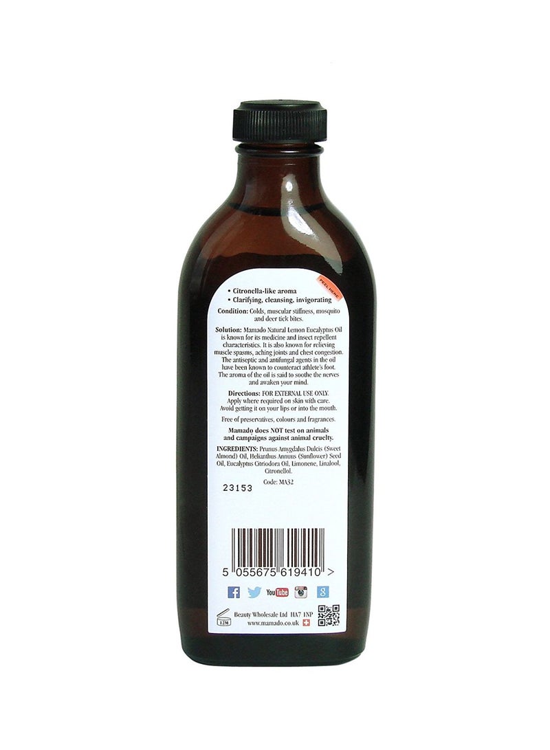 Pure Natural Lemon Eucalyptus Oil 150ml