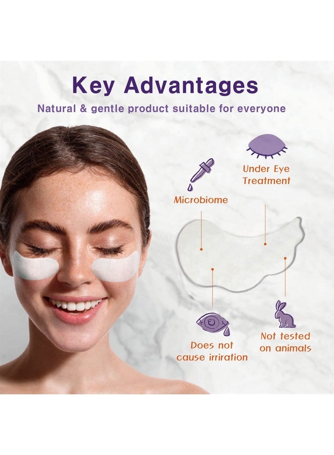 Biome Energizing Under Eye Mask (4 Pack) Rich Biome Under Eye Patches For Improving Skin Barrier & Moisturizing