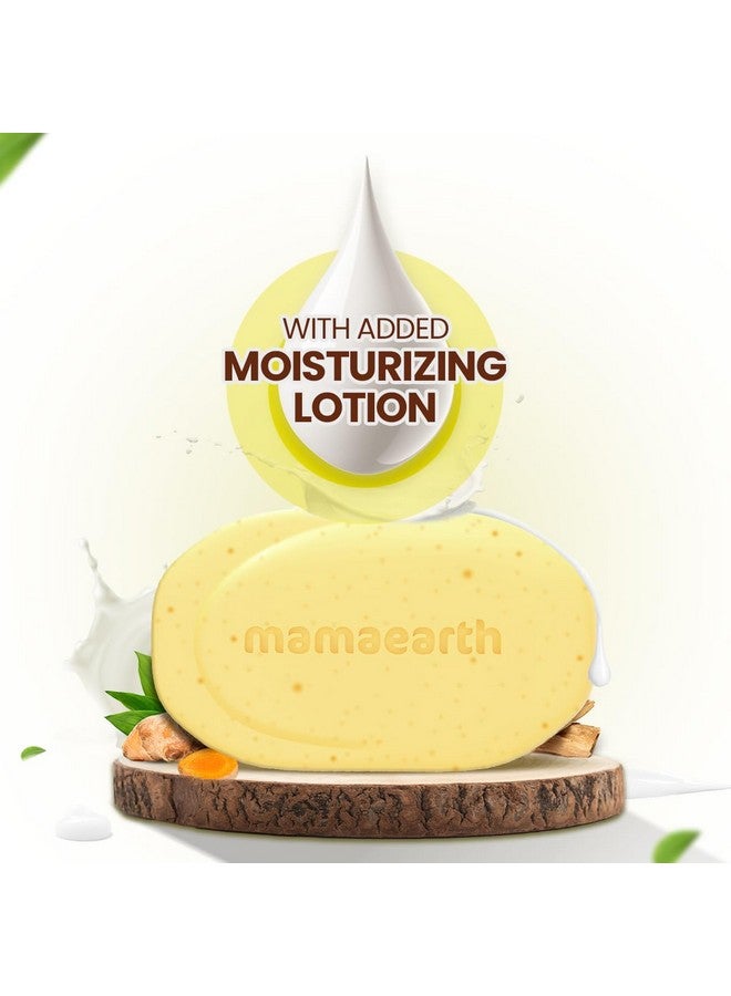 Ubtan Moisturizing Lotion Soap 125 G (Pack Of 4) | Removes Tan | Benefits Of Lotion In A Soap | Gently Exfoliates & Deeply Cleanses | Nourishes Dry Skin | Non Drying | Grade 1 Soap
