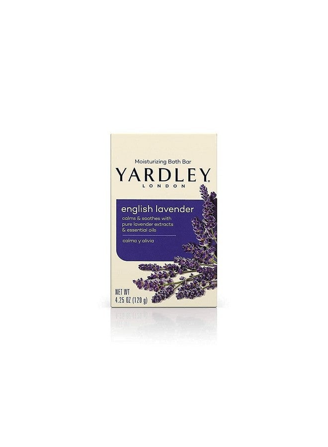 London English Lavender With Essential Oils Soap Bar 4.25 Ounce (Pack Of 12)