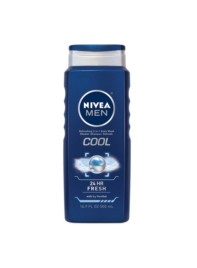 Body Wash, Cool Icy Menthol, 16.9 Fl Oz (Pack Of 1)