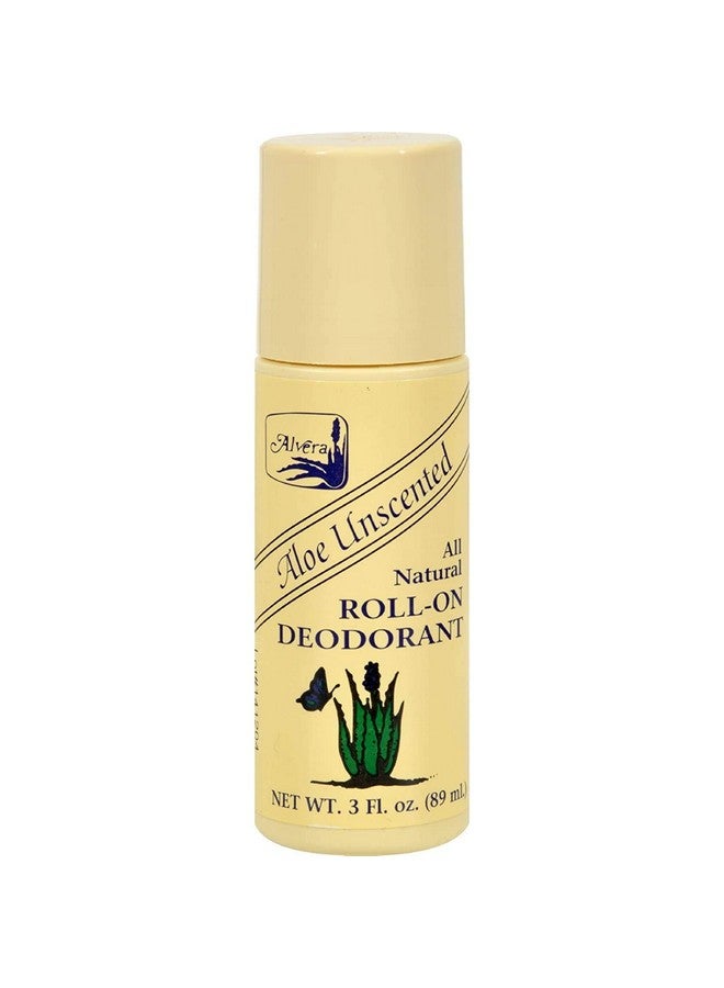 All Natural Rollon Deodorant Aloe Unscented 3 Fl Oz (6Pack)