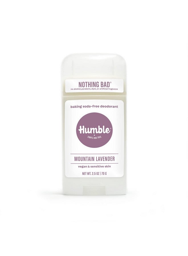 Humble Brands Aluminumfree Deodorant, Vegan And Cruelty Free, Formulated For Sensitive Skin, Mountain Lavender, 2.5 Ounce (Pack Of 1)