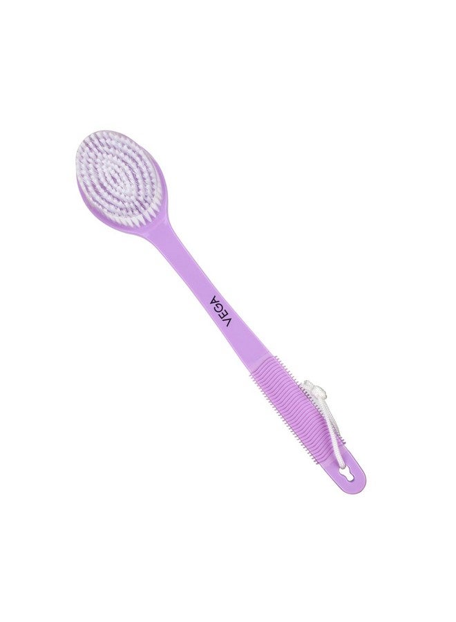 Luxury Fine Bristle Bath Brush 154 G (Pink)