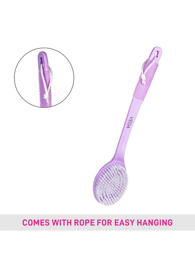 Luxury Fine Bristle Bath Brush 154 G (Pink)
