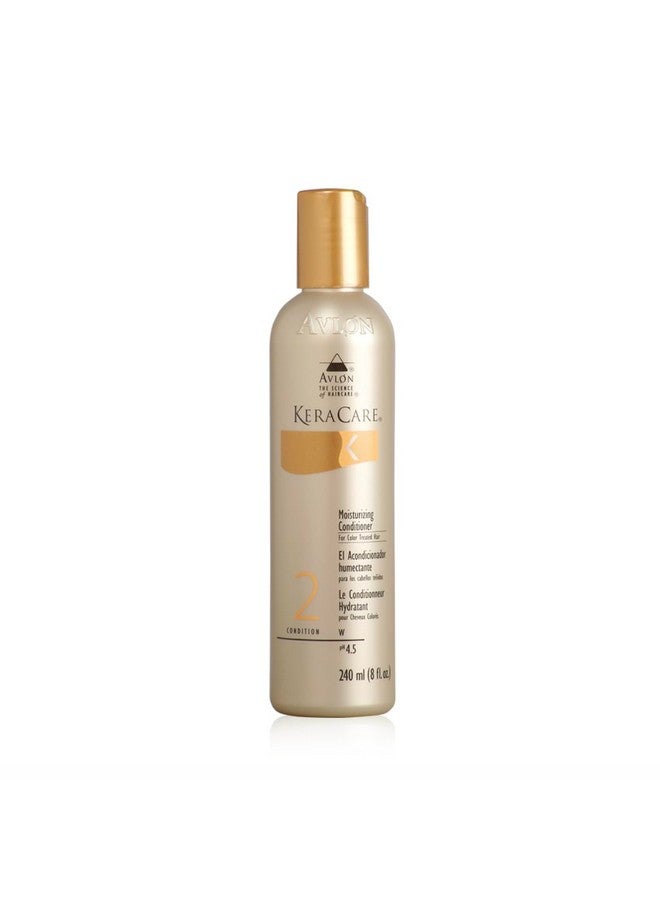 Moisturizing Conditioner For Color Treated Hair 8 Oz Patented Fiber Strengthening Complex Minimizes Color Fading Protects Hair From Thermal & Uv Damage