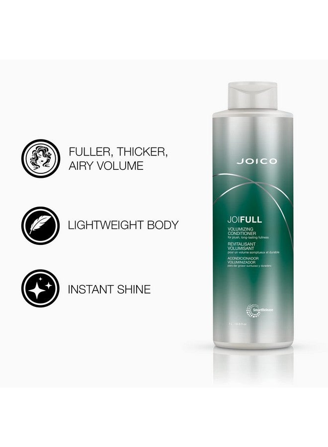 Joifull Volumizing Shampoo & Conditioner Set | Plush & Longlasting Fullness | Boost Shine | For Fine / Thin Hair